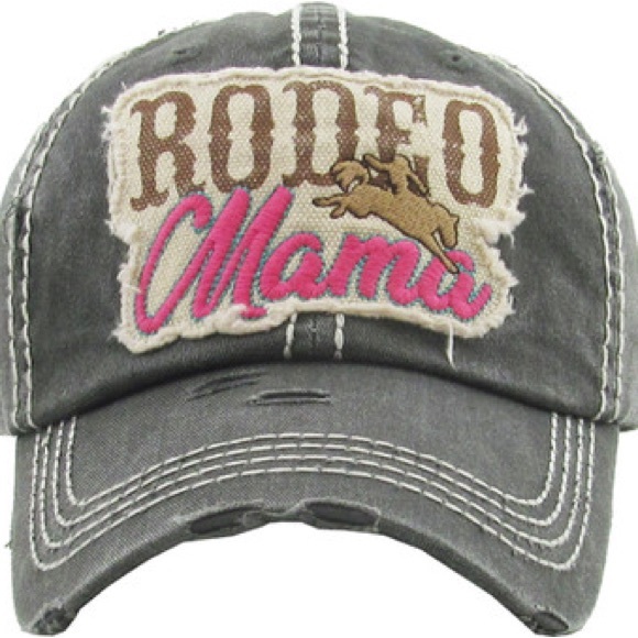 RODEO MAMA WASHED VINTAGE BALLCAP - Picture 4 of 7